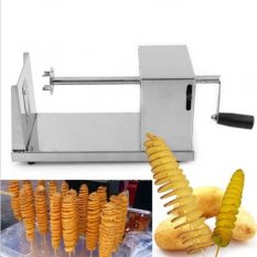 Manual Spiral Keripik Kentang Twister Slicer Cutter Tornado Twist Mesin Utensilios De Cocina Cortador untuk Batata Espiral-Intl