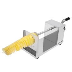 Manual Spiral Kentang Menara Crane Tangan Shake Potato Putar Spiral Keripik Twister Slicer Pemotong Tornado Membuat Mesin-Internasional