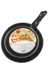Maspion Panci penggorengan teflon Set 18cm+23cm - Hitam