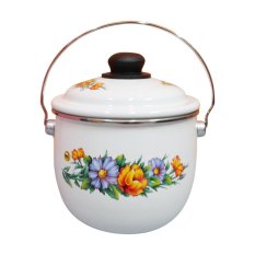 Maspion Periuk 18cm Porcelain Enamel on Steel - Putih