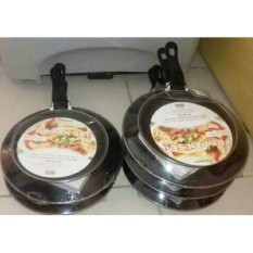 Maspion Teflon Frypan (HITAM) PAN Set 2pcs 18cm & 23cm - Wajan Penggorengan MASPION Berkualitas