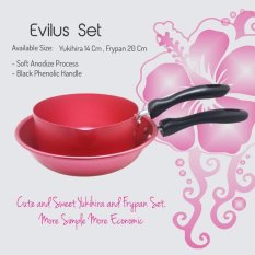 Maspion Wajan dan Panci Susu Evilus Set - isi 2 pcs