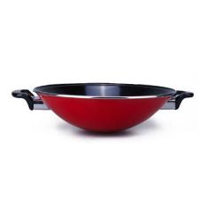 Maspion Wajan Enamel Ceria 35 Cm - Merah