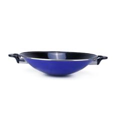 Maspion Wajan Enamel Ceria 40 Cm - Biru
