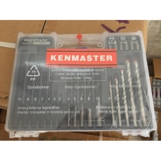 Mata Bor Set KENMASTER Kayu, Besi, Beton, Obeng, Fischer