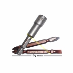 Mata Sekrup (++) PH2 Mesin Bor Plus Mata Roffing Hex Nut Sock 8mm Baja Ringan Plus screwdriver (+-) PH2