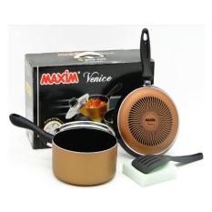 Maxim 5 Pcs Venice Set - Hitam Emas