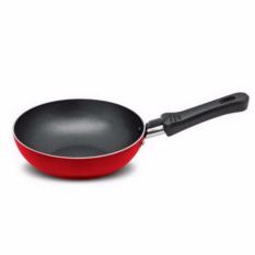 Maxim Valentino DeepWok Teflon Panci Tumis 24 cm - Merah