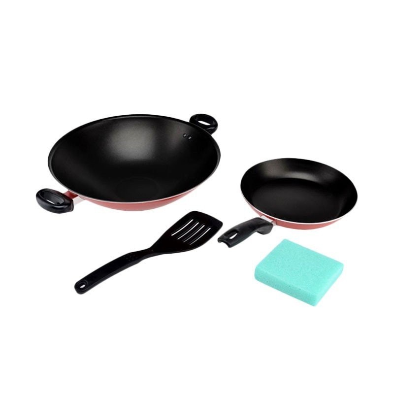 Maxim Valentino Set Alat Masak Teflon (2pcs)