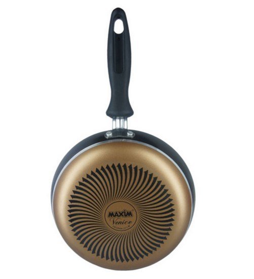 Maxim Venice Frypan - Panci Penggorengan Teflon 18 cm - Emas