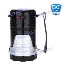 Maxxio Lampu Camping Solar Panel 2 in 1 Lampu Emergency Senter Led 6 Led + 1 SuperLed T6611 - Black