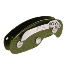 MEGA Aluminum Key Organizer Clip Folder Keyring Case EDC Pocket
Tool Green