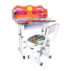 Meja Belajar Anak Karakter Lucu Frozen/Cars 1 Set Meja+Kursi Best Sale - HHL-168