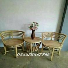 Meja Kursi Hias Teras Depan Free Ongkir Pake Kayu Jati Buatan Jepara