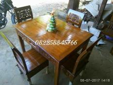Meja Kursi Makan Ukir Minimalis Free Ongkir Mebel Furniture Jepara