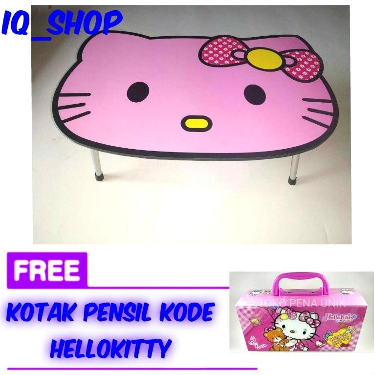 MEJA LIPAT ANAK KARAKTER HELLOKITTY + FREE Kotak pensil Kode HELLOKITTY. MEJA LIPAT ANAK KARAKTER HELLOKITTY + FREE Kotak pensil Kode HELLOKITTY.