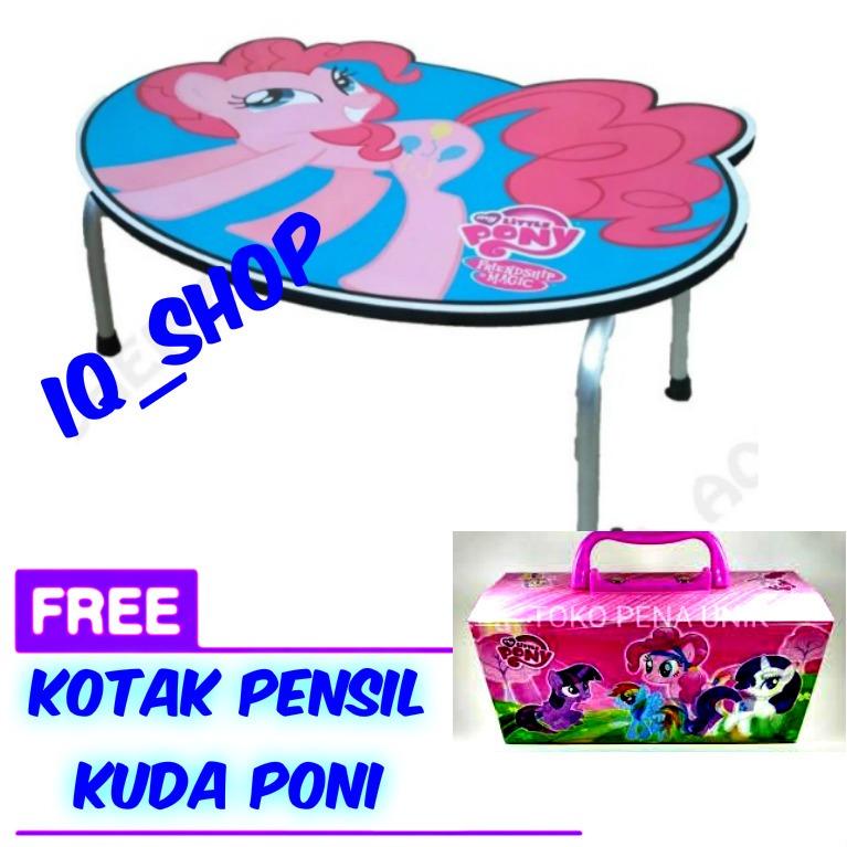 MEJA LIPAT ANAK KARAKTER KUDA PONI + FREE Kotak pensil Kode KUDA PONI MEJA LIPAT ANAK KARAKTER KUDA PONI + FREE Kotak pensil Kode KUDA PONI