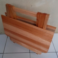 Meja Lipat Laptop Kayu Murah