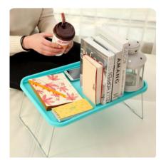 Allunique Meja Lipat Portable - Biru
