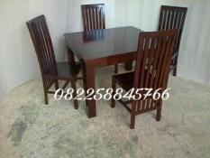 Meja Makan Minimalis Dari Kayu Jati Buatan Jepara