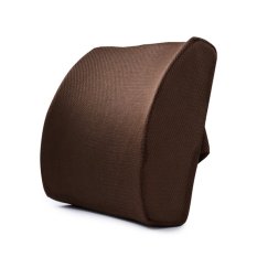 Dukungan Kesehatan bantal busa memori pereda nyeri punggung bawah bantal ortopedi postur (kopi)- International