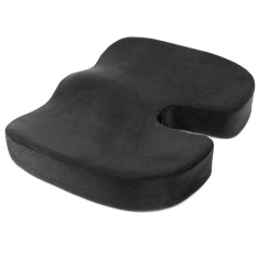 Memory Foam Berbentuk U Bantal Bawah Yang Bagus (hitam/Total)