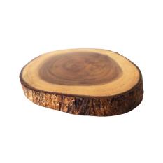 Mendekor Kisaran - tatakan gelas coaster kopi teh kayu unik dapur kayu anti panas