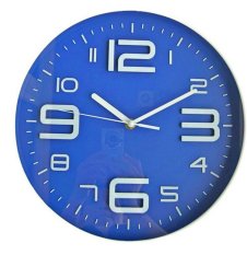 Meridient Wall Clock Premium 9671- Biru