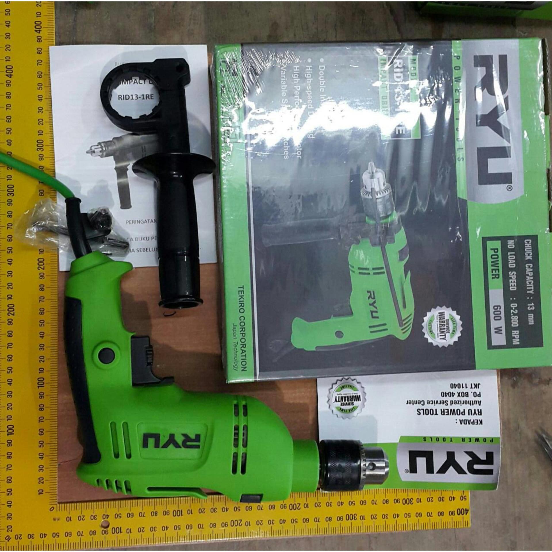 Mesin Bor Beton / Impact Drill 13 mm RYU RID 13-1 RE Variable Speed