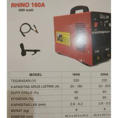Mesin Las Black Rhino MMA-160 Trafo Las Inverter