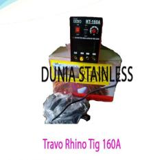Mesin Las Travo Rhino Tig 160 teknik stainless steel pintu bangunan interior tangga almunium besi.