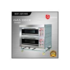 Mesin Oven Roti Gas Deck Oven Fomac BOV-ARF40H 2 Deck 4 Loyang