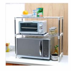 Microwave Oven Stainless Steel Rak Penyimpanan Dapur