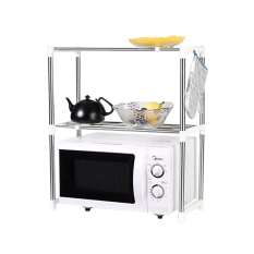 Microwave Oven Stainless Steel Shelf Storage Rack - Rak Penyimpanan Dapur