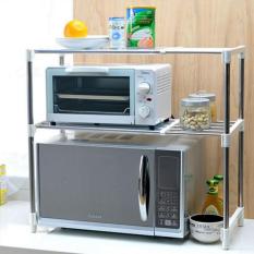 Microwave Oven Stainless Steel Shelf Storage Rack - Rak Penyimpanan Dapur