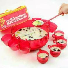 Millenium Cocktail Set / Wadah Saji - Merah