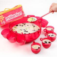 Millenium Cocktail Set / wadah tempat set mangkok mangkuk gelas cangkir es sop buah coctail sendok