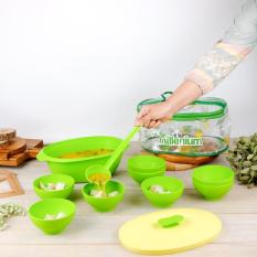 Millenium Serving Bowl Set / Wadah Saji - Hijau
