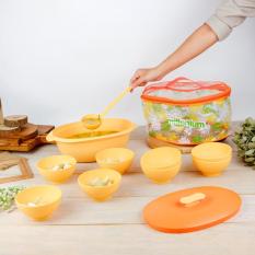 Millenium Serving Bowl Set / Wadah Saji - Orange