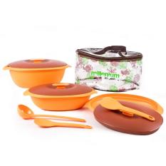 Millenium Serving Set / Wadah Saji - Coklat