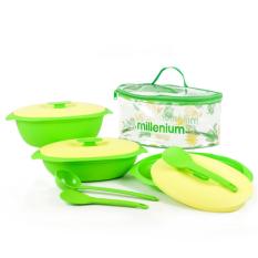 Millenium Serving Set / Wadah Saji - Hijau