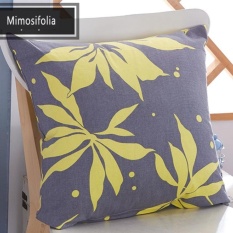 Mimosifolia Multifungsi Musim Panas AC Selimut Bantal Kantor Istirahat Makan Siang Selimut Bantal Mobil Lumbal Sisa Bantal Children Di TK Selimut Kecil (sarung Bantal + Inti) -Intl