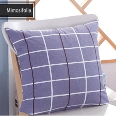Mimosifolia Multifungsi Musim Panas AC Selimut Bantal Kantor Istirahat Makan Siang Selimut Bantal Mobil Lumbal Sisa Bantal Children Di TK Selimut Kecil (sarung Bantal + Inti) -Intl