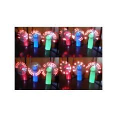 Mini Fan Kipas Angin Nyala Lampu Led Lamp Merah Barang Unik Promosi Ok
