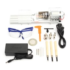 Mini Bubut Manik Mesin Polisher Meja Gergaji Mini DIY Woodworking Bubut Semua Alat-Internasional