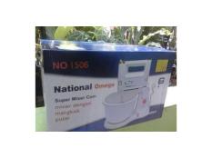 Mixer National Stand Omega Komplit Dengan Mangkok Putar Murah Bagus
