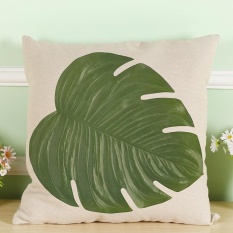 Modern Modis Alami Lingkungan Wild Green Hutan Segar Berkembang Riang Tanaman Tropis Daun Kuat Hidup Sehat Vitalitas Bantal Bantal Bantal Meliputi Pillowcases Dekoratif untuk Rumah Kantor Sofa Kursi Mobil Hadiah-Intl