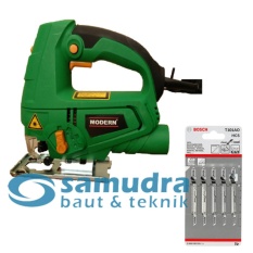 MODERN M-2200L Mesin Jigsaw Laser & BOSCH T 101 AO Mata Gergaji Kayu