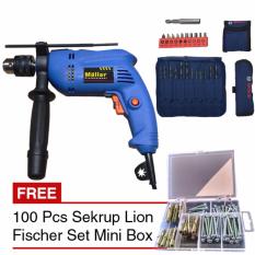 MOLLAR ID 500 Bor Listrik Tembok & Mata Bor BOSCH 23 pcs X-Line MK 01