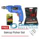 MOLLAR MLR-ED430 Bor Listrik & Mata Bor Besi Set & Tool Kit & Sekrup